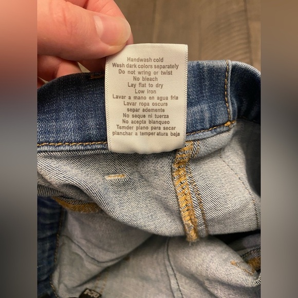 Judy Blue pull on jeans super flare raw hem - Picture 5 of 10